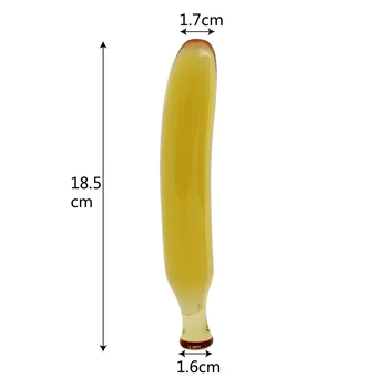 VATINE masturbator dla kobiet Kryształ ogromny ogromny dildo roślinne sex zabawki fetysz, korek szklany wibrator G-spot fałszywy penis