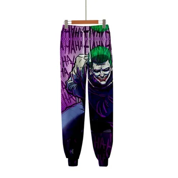 RICORIT Haha Joker 3D Printed Sweatpants Man And Women Suit Pants Fashion Casual Jogger Pants ciepłe spodnie Slim Men Women spodnie