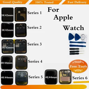 Dla Apple Watch Series 3 Seria 4 Seria 5 wyświetlacz LCD ekran dla iWatch4 ekran dotykowy iWatch1 iWatch2 iWatch6 wyświetlacz
