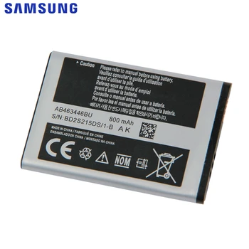 Oryginalna bateria dla Samsung AB463446BU X520 F258 E878 S139 M628 E1200M E1228 X160 AB043446BE AB553446BC telefoniczna bateria 800 mah