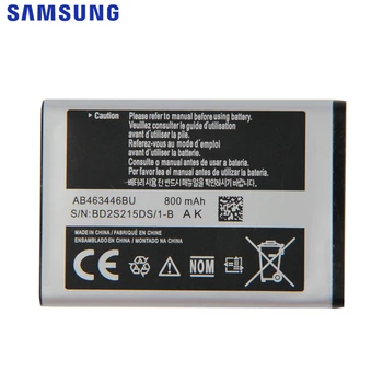Oryginalna bateria dla Samsung AB463446BU X520 F258 E878 S139 M628 E1200M E1228 X160 AB043446BE AB553446BC telefoniczna bateria 800 mah