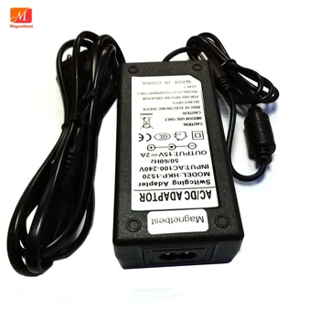 AC DC Adaptor 15V 2A 30W Switching Power Supply Adapter Charger for LED CCTV DC 5.5*2.5/5.5*2.1 mm