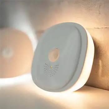 LED PIR czujnik ruchu na podczerwień ciała lampka USB Akumulator kontrola światła Magnes kinkiet szafa szafa schody stolik nocny