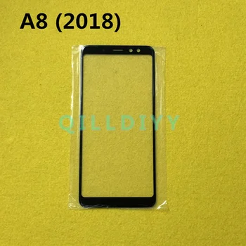 Wymiana Panelu Dotykowego Ekranu Dla Samsung Galaxy A7 A8 Plus A750 A730 A530 2018 Szklana Zewnętrzna Soczewka + Naklejka + Narzędzia