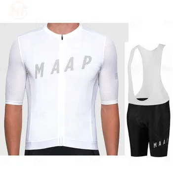 Pro 2020 New Maap Team jazda na Rowerze Jersey zestaw letnia odzież rowerowa Mayo Ropa Ciclismo MTB rowerowa odzież sportowa odzież garnitur, jazda na Rowerze