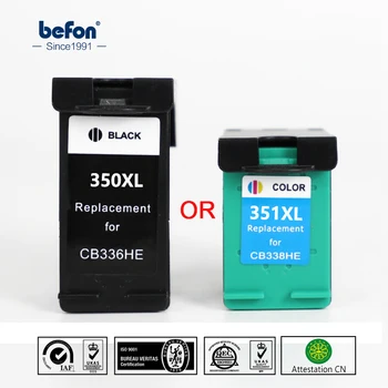 Befon 350XL 351XL Wymiana kasety z tonerem do HP 350 351 HP350 HP3510 czarny, kolorowy wkład atramentowy Deskjet D4260 4260 D4360 C4200