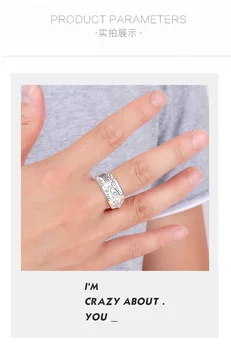 925 srebro smok pierścień męski apodyktyczny pokryte platyną pierścionek z brylantem światło luksusowy нишевый projekt modny mężczyzna