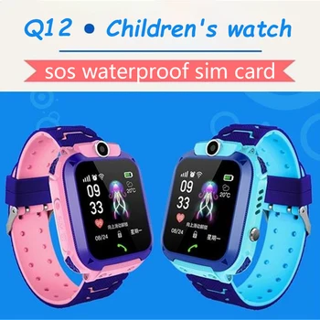 Q12 dzieci inteligentne zegarki Global kids version wodoodporna karta sim wyzwanie fotografowanie francuska wersja polska hiszpański portugalski