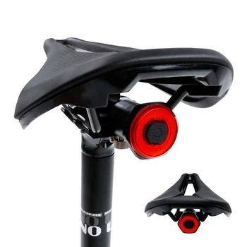 NEWBOLER Smart Bicycle lampa tylna zespolona Auto Start/Stop Brake Sensing IPx6 wodoodporny USB ładowanie jazda na rowerze lampa rowerowa LED Light