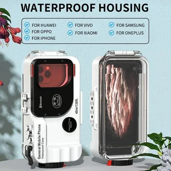 Uniwersalny Bluetooth podwodny wodoodporny nurkowanie etui do telefonu z 6,5