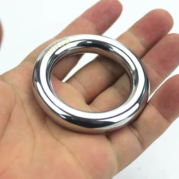 8 rozmiarów męskie ze stali nierdzewnej związana wisiorek główne pierścienie waga łożyska pierścień kogut, obręcz metalowa seks-zabawka dla mężczyzn BB2-336