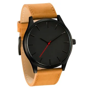Reloj 2018 Moda duża tarcza wojskowy zegarek kwarcowy zegarki męskie skórzane sportowe zegarek wysokiej jakości zegarek Relogio Masculino 11