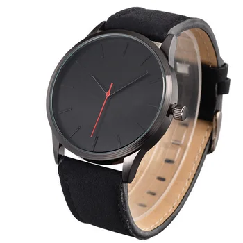 Reloj 2018 Moda duża tarcza wojskowy zegarek kwarcowy zegarki męskie skórzane sportowe zegarek wysokiej jakości zegarek Relogio Masculino 11