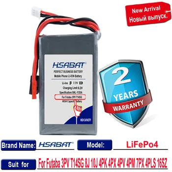 HSABAT 2S1P 7.7 V 20C LiFePo4 nadajnik 2800mAh LiFe Battery dla Futaba 3PV T14SG 8J 10J 4PK 4PX 4PV 4PM 7PX 4PLS 16SZ
