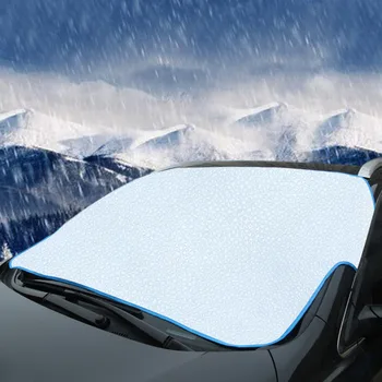 CARPRIE samochodowe pokrowce do zimowego przedniej szyby Snow File przednią szybę samochodu Zimą pokrywa śnieżna przednie i tylne szyby stop