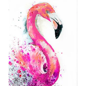 5D DIY pełna kwadratowy/okrągły Diament malarstwo flamingo haftu krzyżykiem rhinestone mozaika wystrój domu