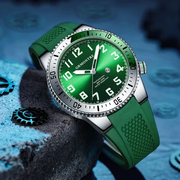 Nurkowanie zegarek dla mężczyzn GRMONTRE Męskie zegarki sportowe relogio masculino analogowe MIYOTA kwarcowy szkło szafirowe świetlny 2020