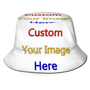 3D Customized Image DIY Women Fisherman ' s Hat Fashion Men Ladies Snapback Caps Fitted Casual Girls Unisex Flat Dropshipping