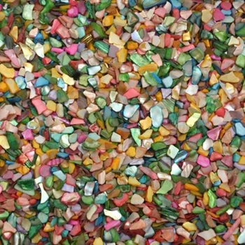 100 g szkło DIY mozaika wielokolorowy Kryształ przezroczyste powłoki fragmenty luźne cząstki materiału