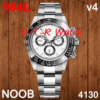 Mężczyzna automatyczny zegarek mechaniczny zegarek Daytona 116500 Noob V4 904L ze stali nierdzewnej 4130 mechanizm 1:1 Najlepsza wersja AAA replica Watch