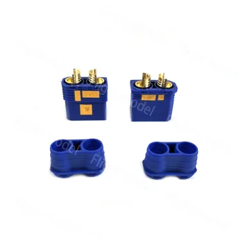 1 para QS8-S Anti-spark Heavy Duty Battery Connector Gold Connector Large Current Plug For RC Car Model Agriculture Drone