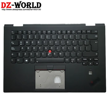 Nowa oryginalna osłona obudowa górna Palmrest z ameryki hiszpańskiej podświetlaną klawiaturę do laptopa Lenovo Thinkpad X1 Yoga 3rd Gen 01LX842