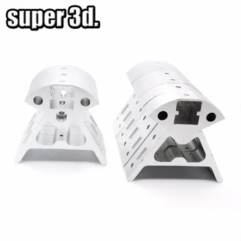 1 zestaw wszystkie metalowe narożniki Kossel Vertex Injection Frame Black/Sliver do 2020 profilu aluminiowego Kossel Delta 3D Printer parts