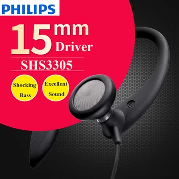 Philips SHS3305 Ucha hak sportowe słuchawki funkcja redukcji szumów słuchawki huawei xiaoni Music Phone oficjalny oryginał