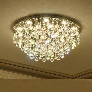 Cały projekt nowoczesny żyrandol oświetlenie kryształowy lampa AC110V 220V cristal lustre salon sypialnia światła