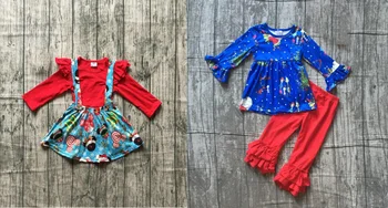 Girlymax specjalne sprzedaży Świąteczny zestaw baby girls dress outfit