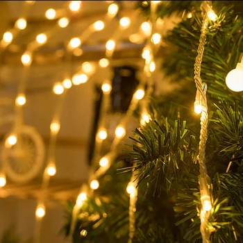 LED 220V EU jest sopel String Lights, Christmas Fairy Lights garland kryty Basen dom na wesela/imprezy/kurtyny/ozdoby ogrodu