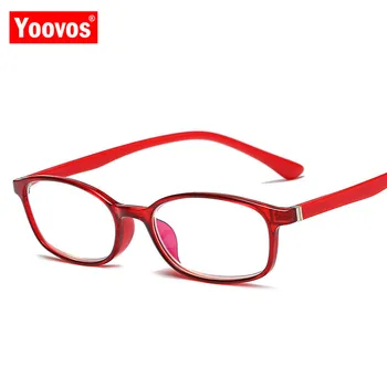 Yoovos TR90 okulary do czytania kobiece rocznika klasyczne okulary damskie wysokiej jakości okulary nieregularne optyczne okulary Gafas De Mujer