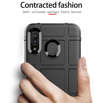 Shield Design pokrowiec silikonowy na Samsung Galaxy M10S A10 M10 Phone Bag Cases 360 stopni pełne pokrycie Coque Soft TPU Anti-knock