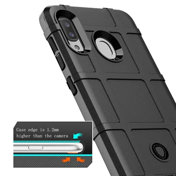 Shield Design pokrowiec silikonowy na Samsung Galaxy M10S A10 M10 Phone Bag Cases 360 stopni pełne pokrycie Coque Soft TPU Anti-knock
