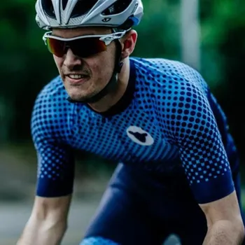 2020 pro cycling team jersey set maillot ciclismo krótki rękaw Jersey bib spodenki mężczyźni rower szosowy mtb areo odzież rowerowa