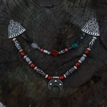 1 dropshipping słowiańskie biżuteria produkcja dla kobiet wisiorek, etniczne plemiennych Viking Кетт broszka klamra лунула biżuteria dla fajnych mężczyzn