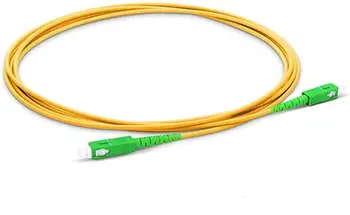 FiberGlobal Cable Fibra de Óptica para Router - Latiguillo Monomodo FTTH - 9/125 OS2 - SC/APC Simplex 99% Operadores