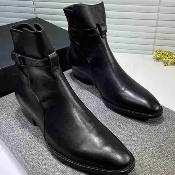 2020 Nowa moda luksusowe buty Damskie projektanci stretch tkaniny Slip-On okrągły nosek kopyta, obcasy Wysokie (3 cm-5 cm) kostkę Damskie buty
