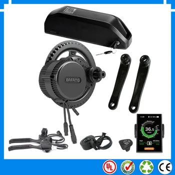 EU US No tax BBS02B BBS02 48V 750W Bafang mid drive electric motor kit with 48V 17.5 Ah 16ah down tube ebike battery with charger