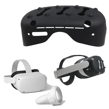 Nowy Silikonowy Anti-scratch VR Protection Skin silikonowy futerał Etui -Oculus Quest 2 Shell Cap Protector akcesoria