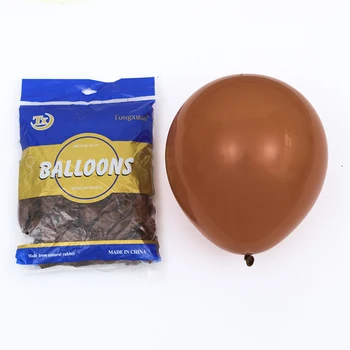 25szt 10 cali kawy brązowe balony zwierząt druku latex balon dekoracje ślubne Birhtday balony łuk partii dostaw Globos