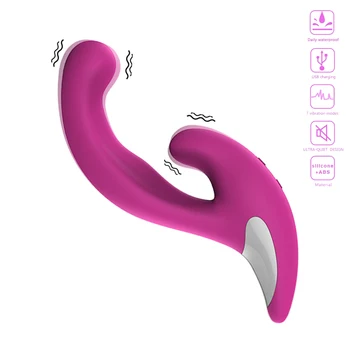 Chowany dildo wibrator podwójna wibracja Bielizna urządzenie do masturbacji inteligentny grzejny projekt stymulator łechtaczki i G-spot seks-zabawki