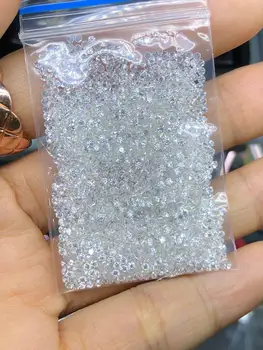 D COLOR 1.4 mm WHITE Hign quality round cut diamond luźne moissanite do produkcji biżuterii 2020NEWS HIGH clarity Kolczyki pierścień