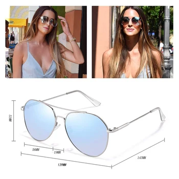 PARZIN nowy pilot okulary dla kobiet jazdy stopu ramka UV400 lustro dla kobiet okulary dla mężczyzn marki projektant mody wysokiej jakości