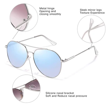 PARZIN nowy pilot okulary dla kobiet jazdy stopu ramka UV400 lustro dla kobiet okulary dla mężczyzn marki projektant mody wysokiej jakości