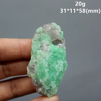 Naturalny zielony szmaragd minerał kamień-klasa Kryształ próbki kamienie i kryształy kryształy kwarcu z Chin