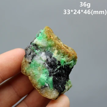 Naturalny zielony szmaragd minerał kamień-klasa Kryształ próbki kamienie i kryształy kryształy kwarcu z Chin