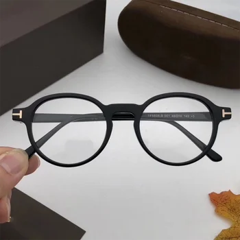 Wysokiej jakości okulary TF5606 okrągłe okulary ацетатная oprawa może być precription punkty nadwzroczność krótkowzroczność okulary