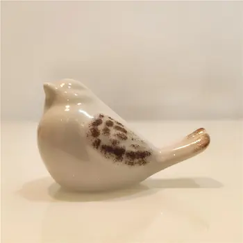 Śliczna ceramiczna ptak styl skandynawski białe domowe dekoracja dekoracja kreatywne rzemiosło prezent krajobraz posąg zwierzęcia