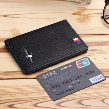 Męskie portfele męskie portfele cienki portfel męski posiadacz karty skóry wołowej skóry miękkie mini portfele nowy projekt rocznika męski krótki cienki portfel